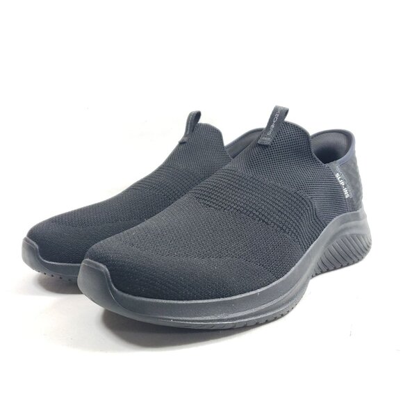 Skechers Slip-Ins Mens Size 12 Black Wide Fit Athletic Shoes - Picture 2 of 9